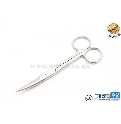 Stainless Steel Scissors, Mayo 14.5 CM Curved 